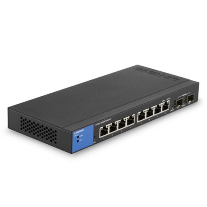 링크시스 8포트 스위치허브 기가비트 1000Mbps2SFP, LGS310C, 1개 링크시스 8포트 스위치허브 기가비트 1000Mbps2SFP, LGS310C, 1개