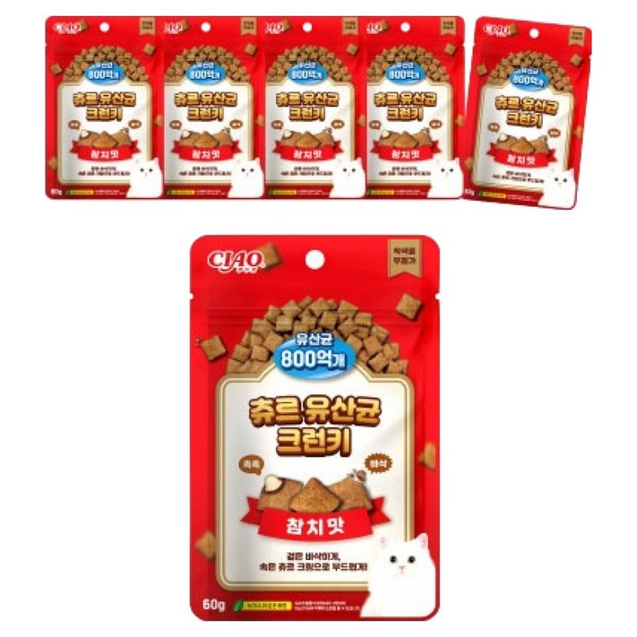 챠오츄르 고양이 츄르 유산균 크런키