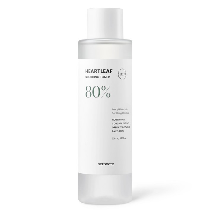 허브노트 어성초 80 약산성 진정 토너, 200ml, 1개