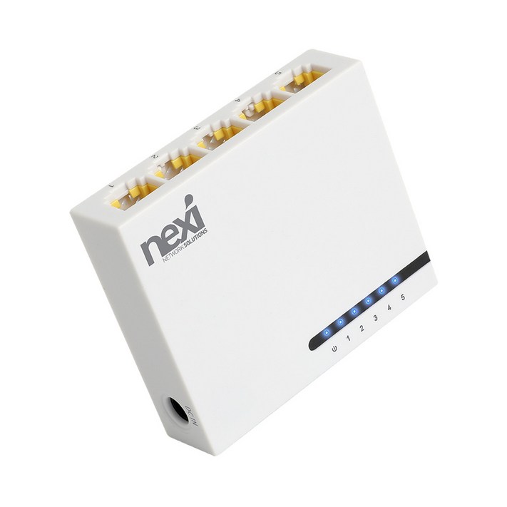 넥시 스위칭허브 5포트 100Mbps, NXS1005N, 1개