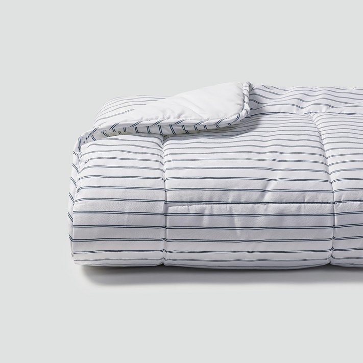 JAJU 스트라이프 피치스킨 차렵이불