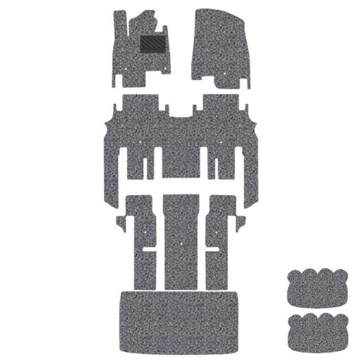 포시즌 9인승 자동차 1  2  3열 분리  트렁크 컴포트유 코일매트 그레이