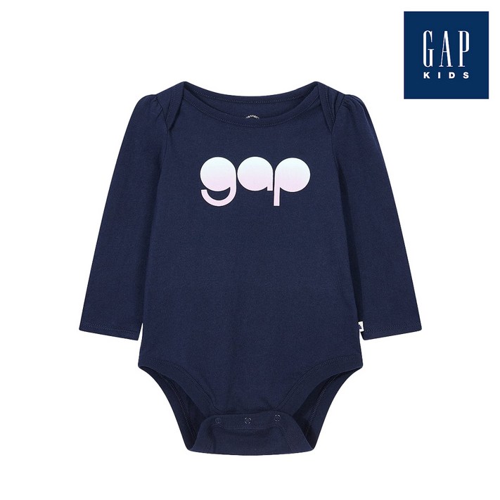 갭키즈 스몰 로고 코튼 바디수트783374009DNY
