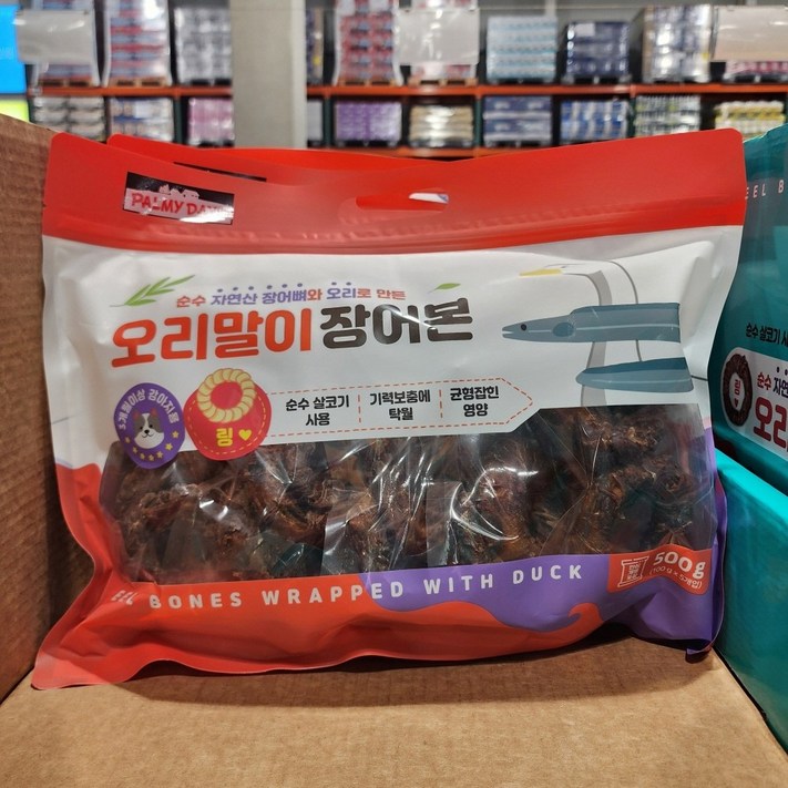 파미데이즈 오리말이 장어본 100g 5개입 코스트코 강아지 간식 애견 단미사료