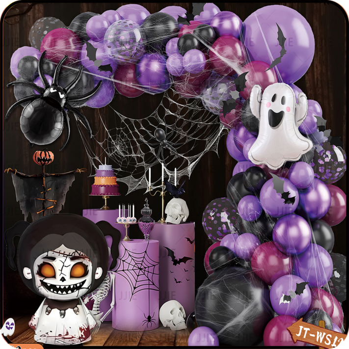 울이즈쿨 할로윈 파티 풍선 풀세트, 1개, D. 사탄 고스트