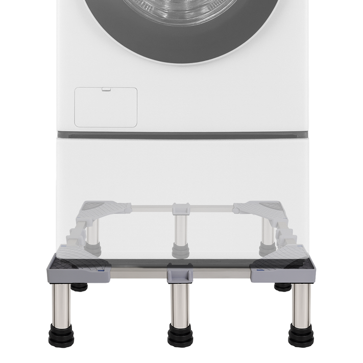 빅사이즈 세탁기 받침대 20cm 8발 높이조절 드럼 통돌이 건조기 소음차단, 1개, NZBIG20cm8