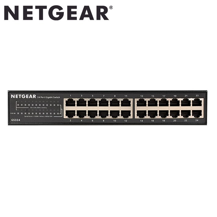 넷기어 GS324 1Gbps  24Port  Desk or Rack Type
