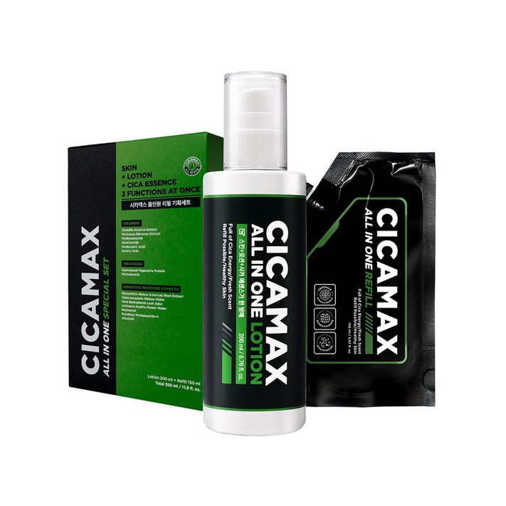 미프 시카맥스 올인원 본품 200ml 리필 150ml, 6개 미프 시카맥스 올인원 본품 200ml 리필 150ml, 6개