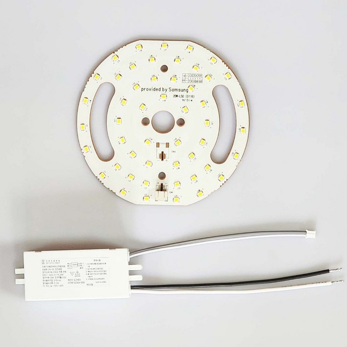LED 직부 매입등 교체용 리폼 모듈 원형 주광색 6500K 하얀빛 국산 20W, 1개 LED 직부 매입등 교체용 리폼 모듈 원형 주광색 6500K 하얀빛 국산 20W, 1개