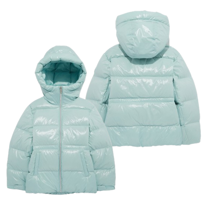 매장판 노스페이스 키즈 걸스 여아 글리터 RDS 오버핏 다운 자켓 민트 NJ1DQ58S