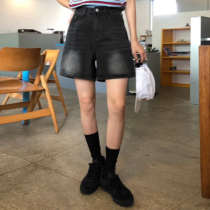 made2type4size기본컷팅 바잉몰 여성 썬셋 빈티지 워싱 데님 반바지 3color made2type4size기본컷팅 바잉몰 여성 썬셋 빈티지 워싱 데님 반바지 3color