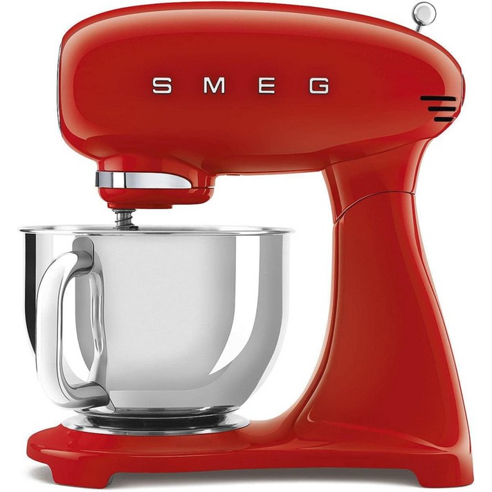 Smeg SMF03 반죽기 레드 약과 휘낭시에 쿠키 홈베이킹 스탠드 믹서