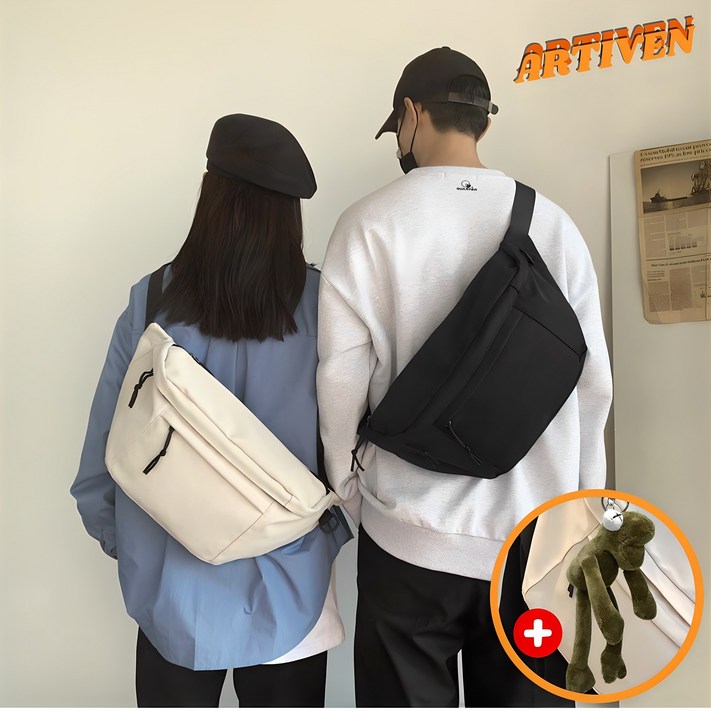 아티븐 자이언트 슬링백 남녀공용 크로스백 힙색 메신저백 아티븐 자이언트 슬링백 남녀공용 크로스백 힙색 메신저백