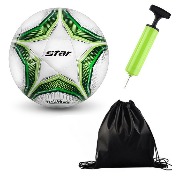 스타 더 몬타나 축구공 5호  볼 가방  볼펌프