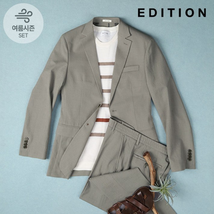 에디션폴리 브라운 셋업수트 NED2KG1953NED2PP1953BR