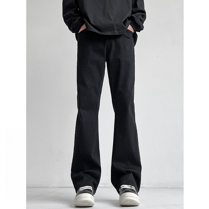 COSYEVNO 남성 청바지 가을 패션 코디 심플 날씬해 보이는 데일리 통근바지 LFHnzk5