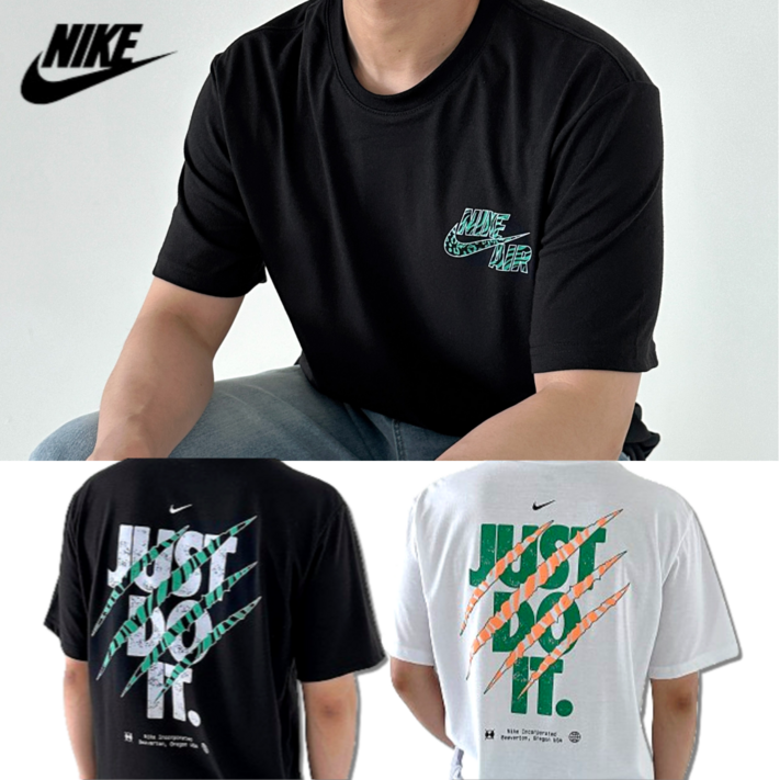 당일발송 나이키 NIKE 남여공용 라운드 반팔 티셔츠 NSW 브랜드리프 그래픽 반팔티 스포네틱