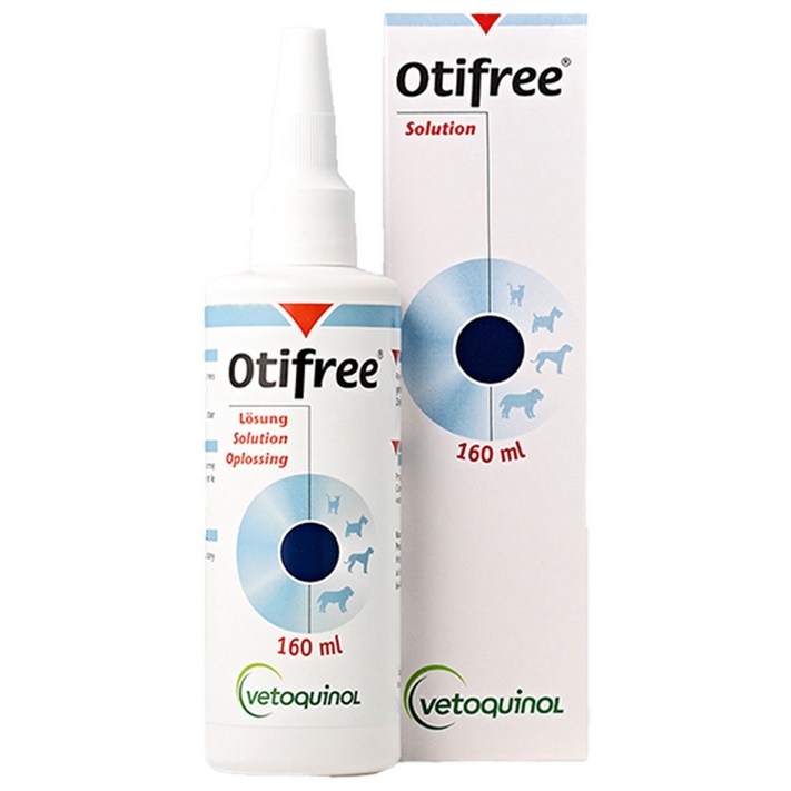 베토퀴놀 오티프리 160ml 강아지고양이 저자극 귀세정제 염증예방, 160ml, 1개