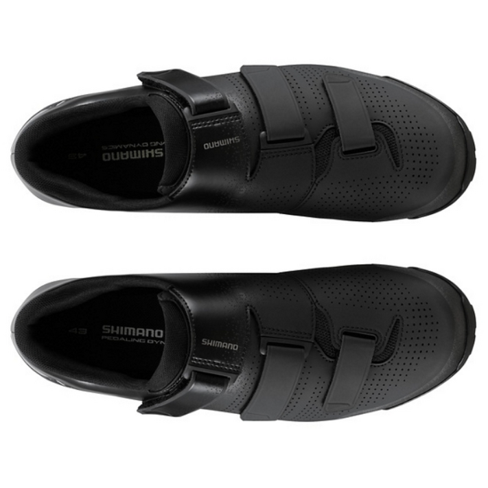 시마노 SHXC102 자전거 클릿 슈즈 남성용SPD MTB 클리트 호환 인문용 자전거용 신발SHXC1 블랙 올리브, EU 43,  블랙 