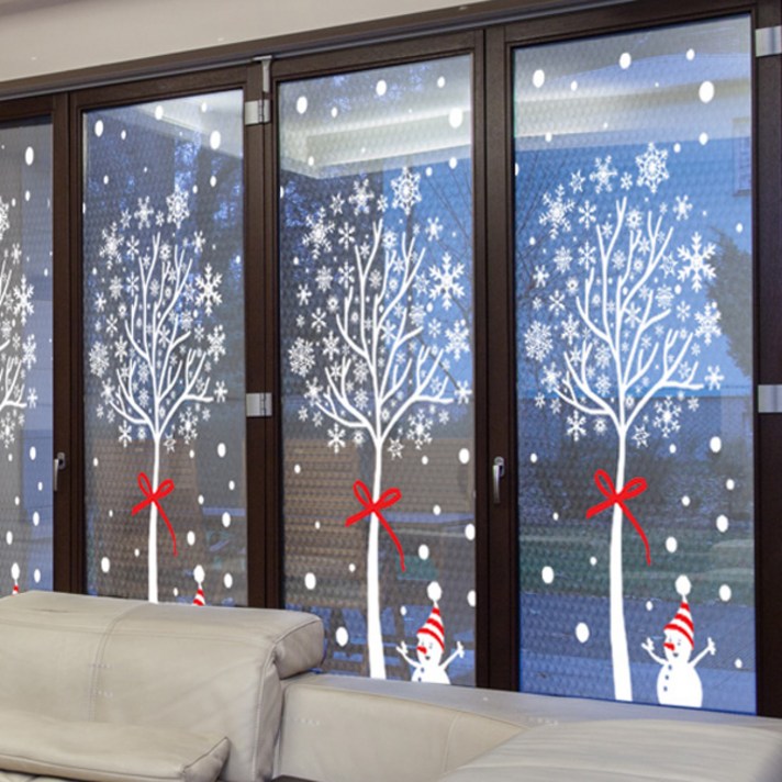 뽁순이 단열 뽁뽁이 눈꽃나무 2.2M 2개, 1개, 레드