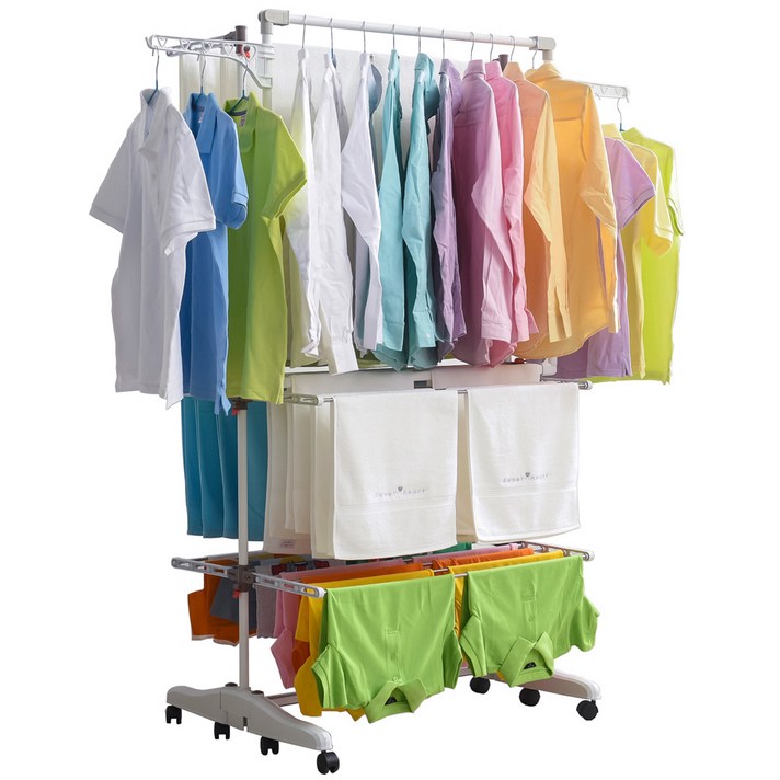 두리펀 베이시스 빨래건조대 6단 다이나믹 퓨전, 1개