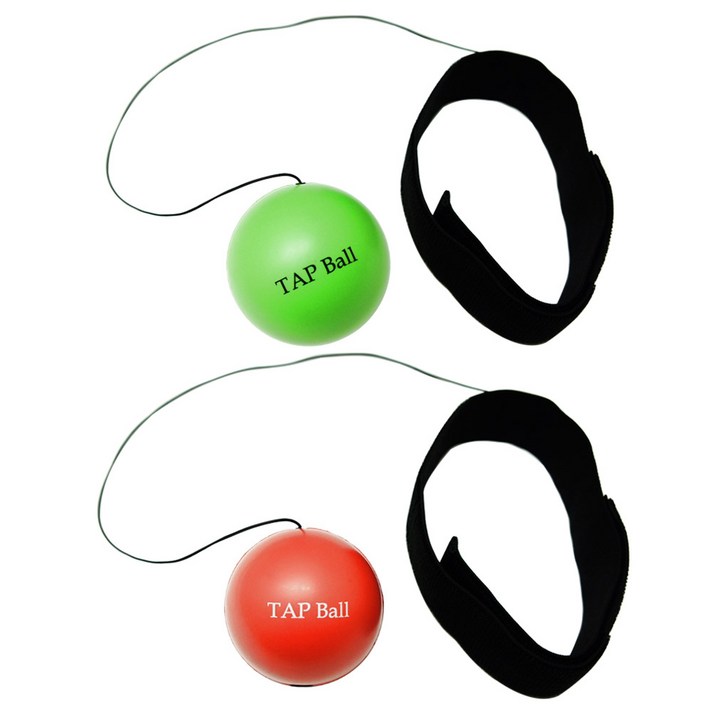 Creativeboxing TAP Ball 일반용 복서용 탭볼 세트, 오렌지, 그린