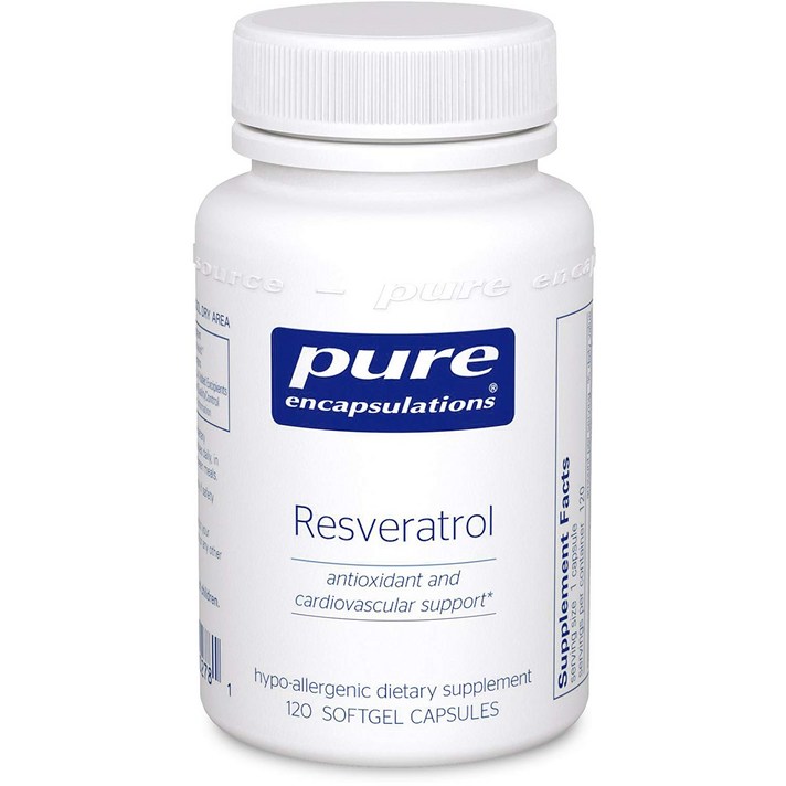 퓨어인캡슐레이션 레스베라트롤 캡슐 글루텐 프리, 120개입, 1개