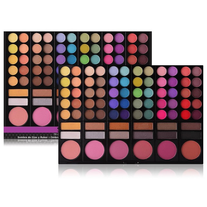 SHANY 내추럴 퓨전 아이섀도우 & 블러쉬 팔레트 61g, 1개