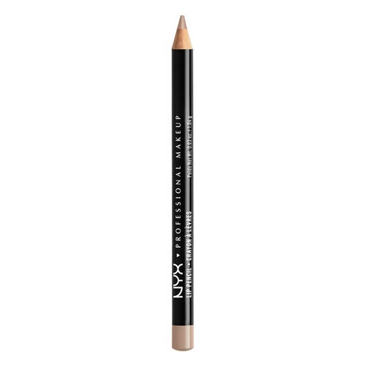 Nyx 슬림 립 라이너 펜슬, Nude Beige, 1개