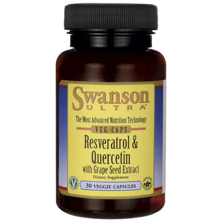 스완슨 울트라 레스베라트롤 & 퀘르세틴 베지 캡슐, 30개입, 1개