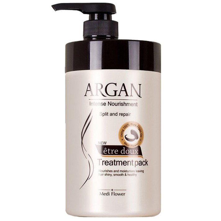 메디플라워 아르간 에트투스 트리트먼트 헤어팩, 1L, 1개