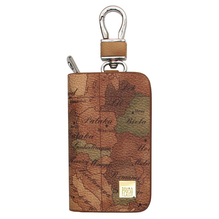 프리마클라쎄 클래식모던 가죽 키홀더, 카키