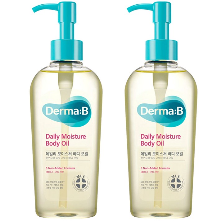 더마비 데일리 모이스처 바디오일 프레쉬 피치향, 200ml, 2개