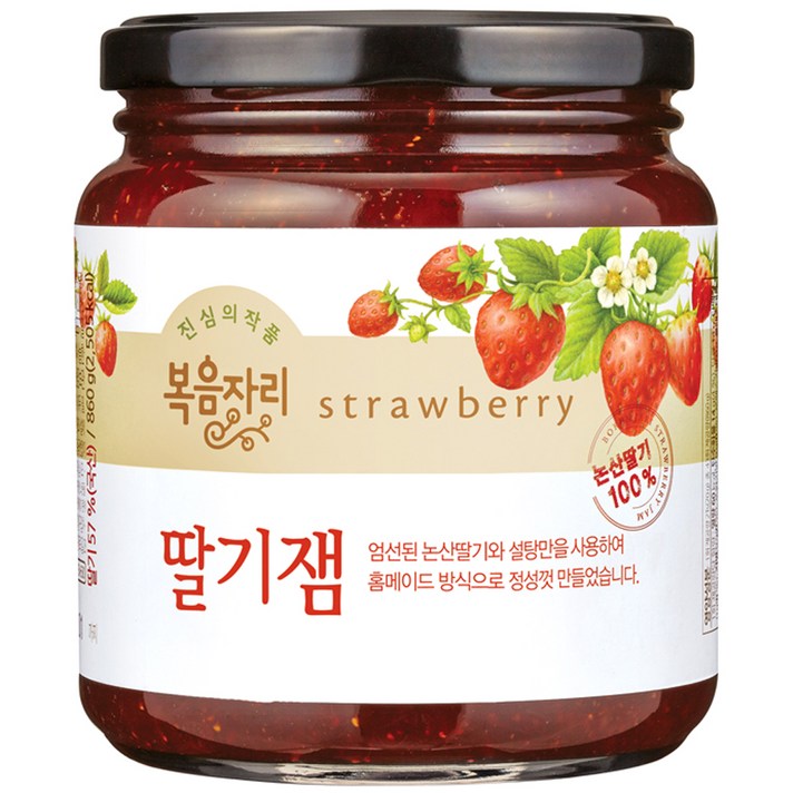복음자리 딸기잼, 860g, 1개