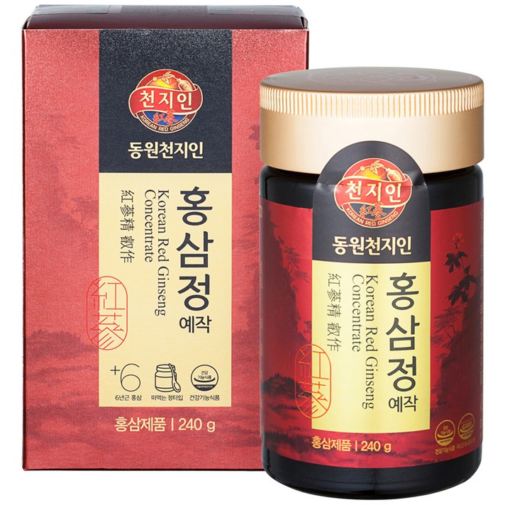 천지인 홍삼정 예작 6년근, 240g, 1개