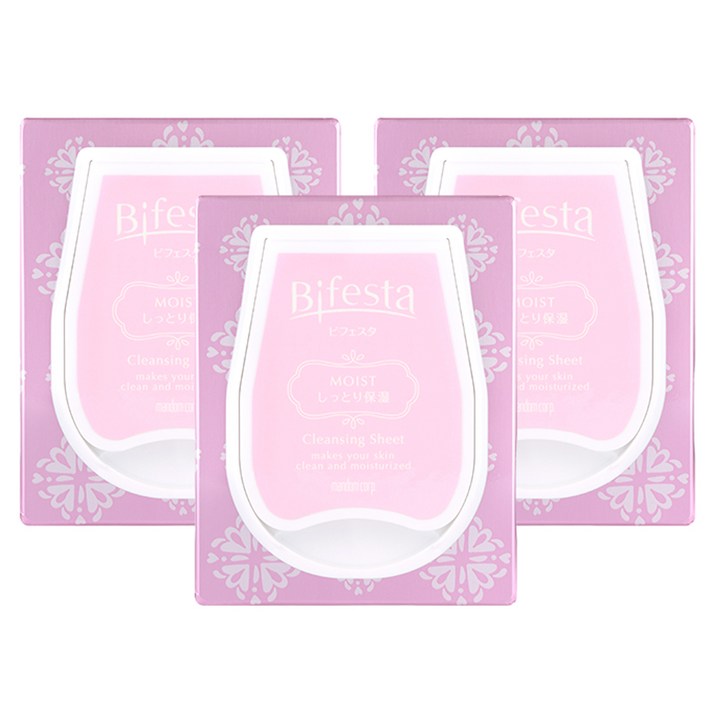 비페스타 클렌징 시트 모이스트, 46매, 3개