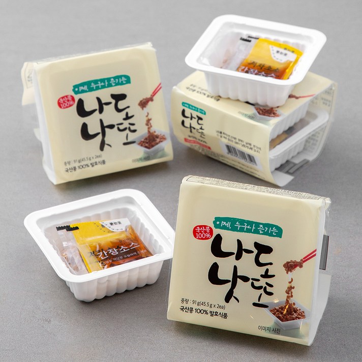 맑은물에 나도낫또, 45.5g, 8개입