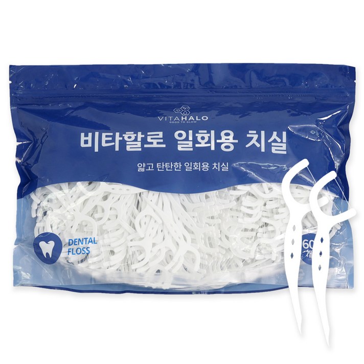 
                                                        비타할로 일회용 치실, 600개입, 1개
                                                    