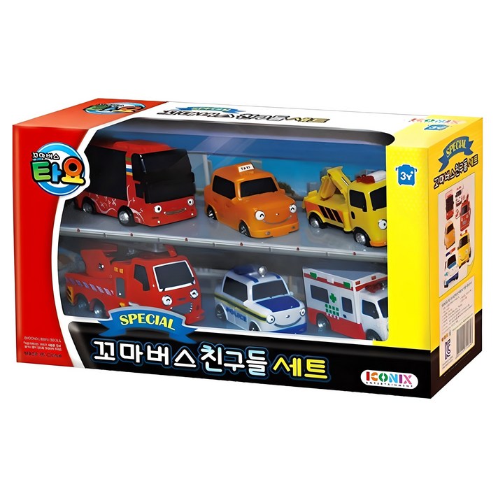 타요 스페셜 꼬마버스 친구들 자동차완구 6종 세트