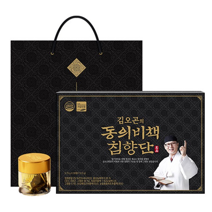  김오곤의 동의비책 침향단 30p + 쇼핑백, 112.5g, 1개 