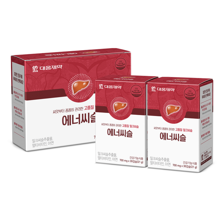 대웅제약 에너씨슬 밀크씨슬 간영양제, 30개입, 2개