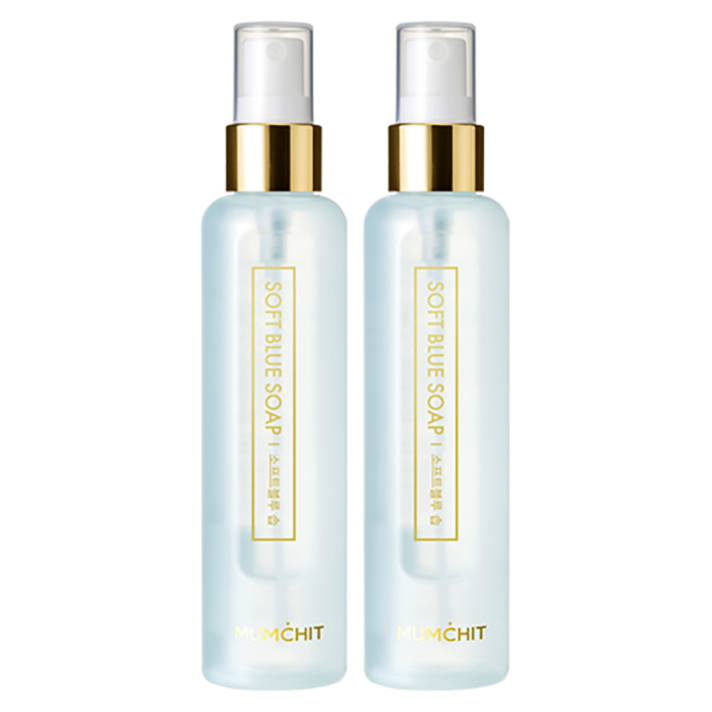 멈칫 헤어 앤 바디미스트 소프트블루 솝향, 105ml, 2개