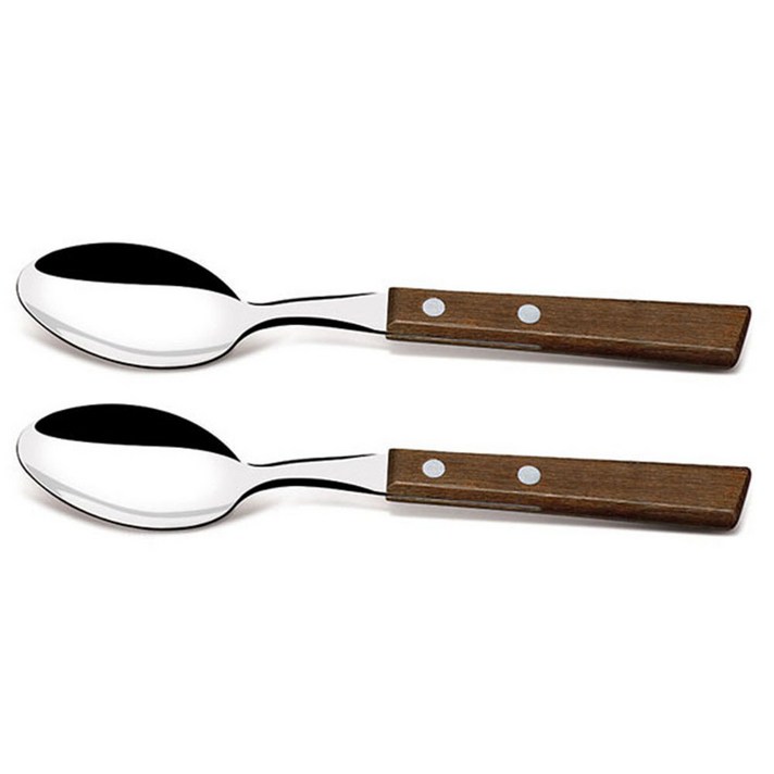 
                                                        트라몬티나 트레딕셔널 우드핸들 커트러리 테이블스푼, 혼합 색상, 2개입
                                                    