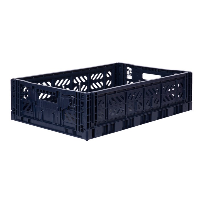아이카사 폴딩박스 L Passive Lock 15.6cm, navy, 1개