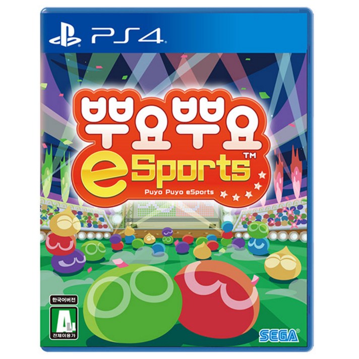 소니 PS4 뿌요뿌요 e스포츠 한글판 게임타이틀