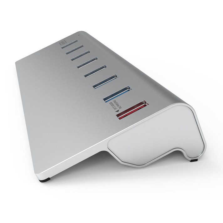 넥스트유 이지넷유비쿼터스 USB3.0 알루미늄 8포트 스탠드형 유전원 USB허브 NEXT319U3