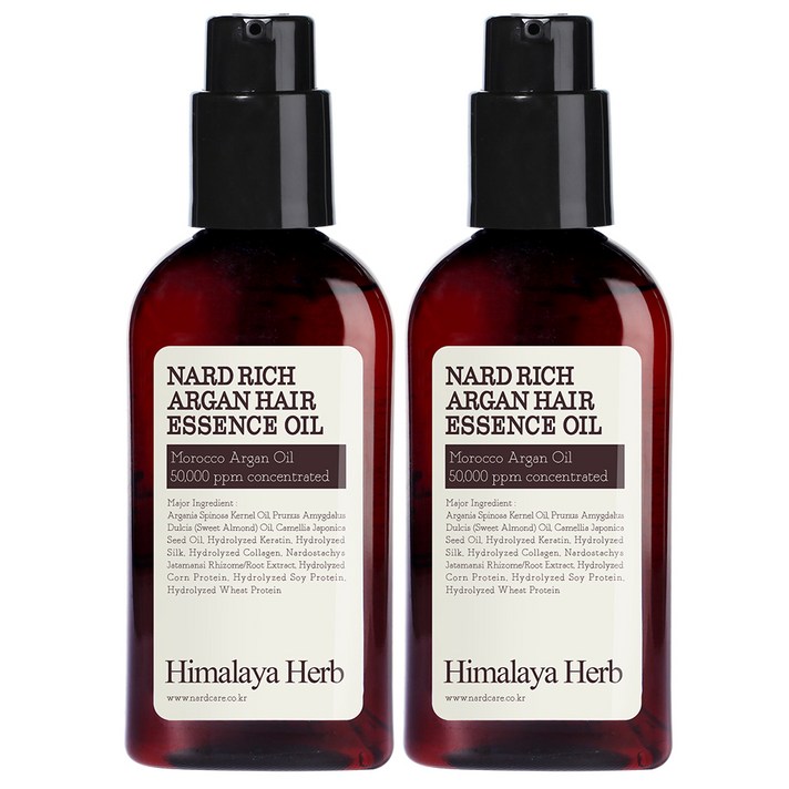 나드 리치 아르간 헤어 에센스 오일, 100ml, 2개