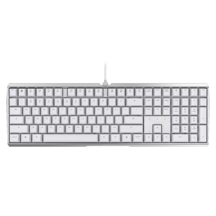 CHERRY MX BOARD 3.0S 기계식 갈축 키보드 + 높이조절 고무패드, G80-3870LUAKR-2, 화이트