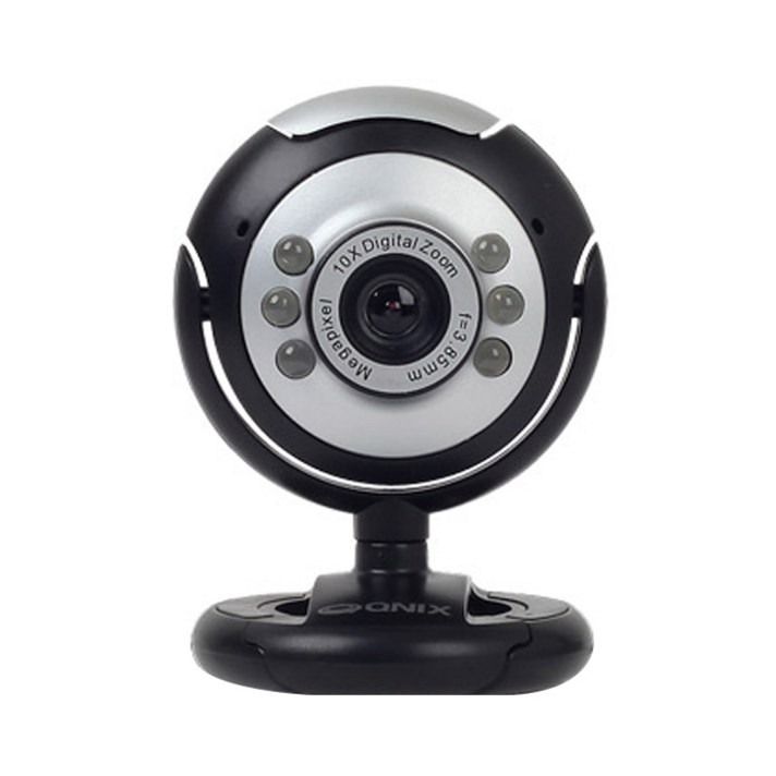 큐닉스 LED램프 마이크내장 화상카메라 WEBCAM 2020, 혼합색상