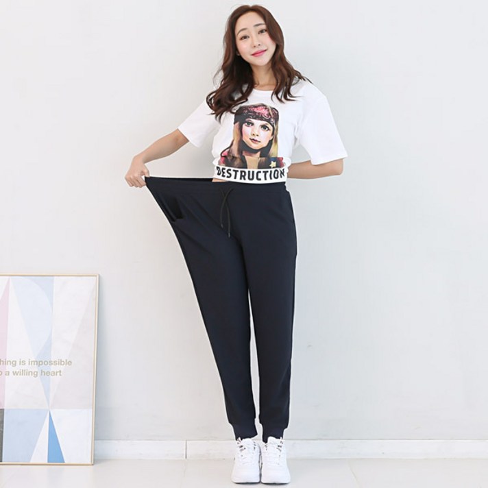 토마토팩토리 여성용 무지트랙 조거팬츠